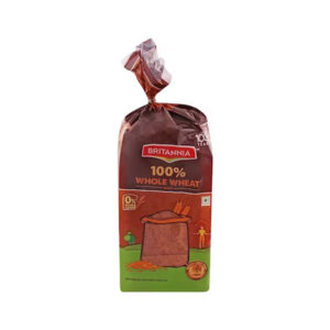 Britannia 100% Whole Wheat Bread 450 g